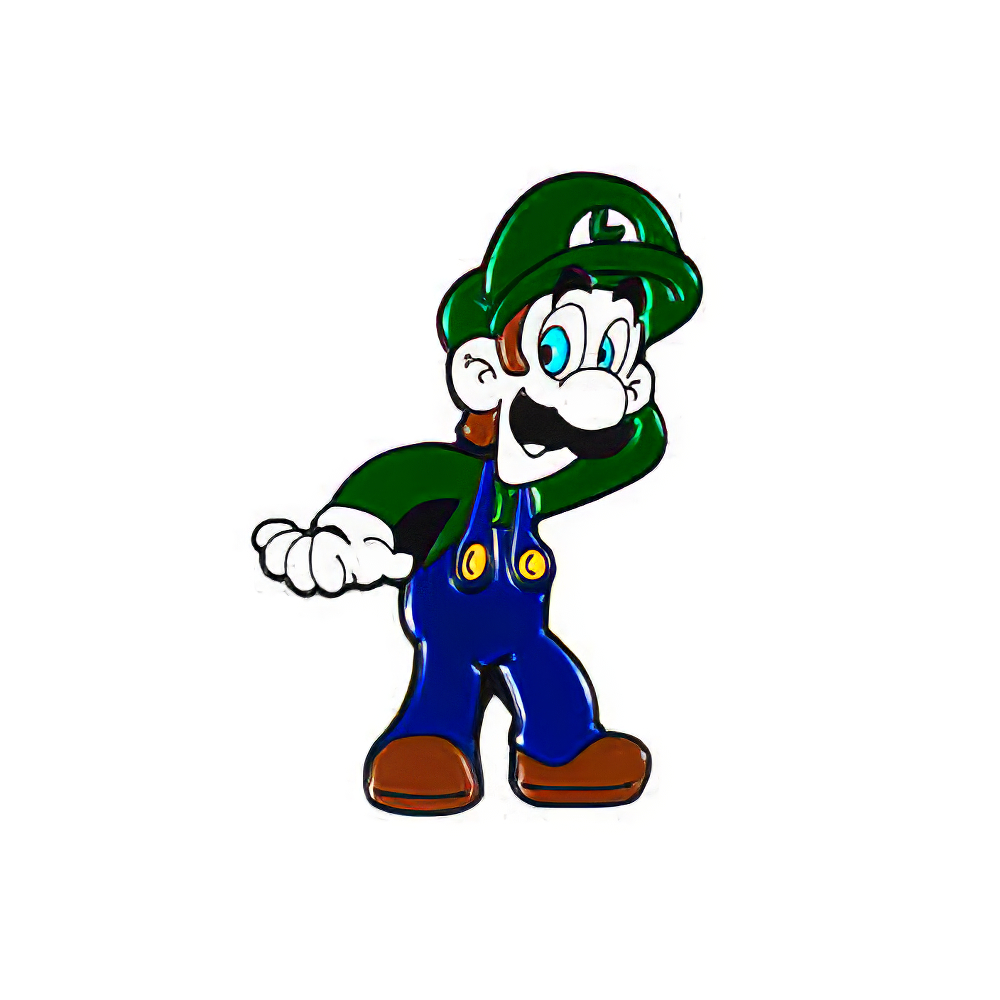 Prendedor (pin) Luigi + Bolsa decorativa